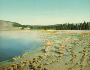 Sapphire Pool, Yellowstone National Park by Detroit Photographic Co.