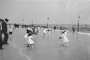 Beach Scene, Rockaway, New York City, USA