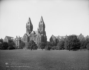 Buffalo State Hospital, Buffalo, N.Y., c.1900-10 by Detroit Publishing Co.