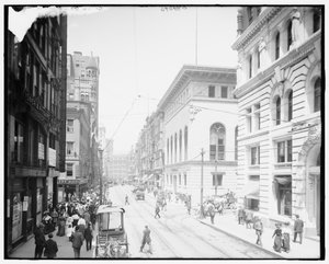 Corner of Fifth Avenue and Wood Street, Pittsburgh, Pa.