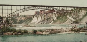 Niagara, Mills and Grand Trunk Bridge by Detroit Publishing Co.