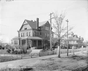 Residence of Booker T. Washington, Tuskegee Institute by Detroit Publishing Co.
