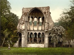 Ruins of Heisterbach Abbey, North Rhine-Westphalia, Germany by Detroit Publishing Co.