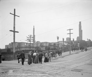 Ruins of Stanford Mansion and Hopkins Art Institute, San Francisco by Detroit Publishing Co.