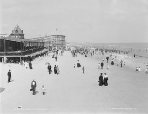 The Beach at Rockaway, New York, 1900-06