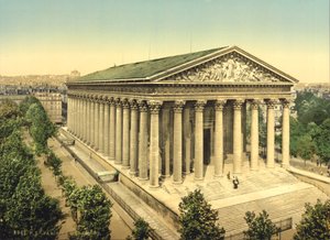 The Madeleine, Paris, c.1890-1900 by Detroit Publishing Co.