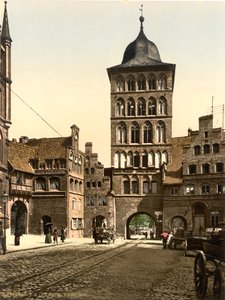 Tower Arch, Lubeck, Germany by Detroit Publishing Co.