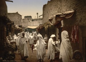 Algerian street in Sidi Okba, c.1899 by Detroit Publishing Co.
