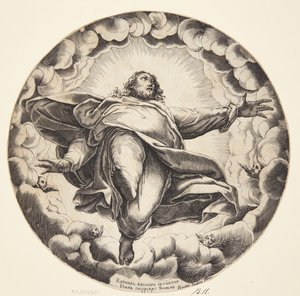 The Ascension of Christ by Diana Scultori