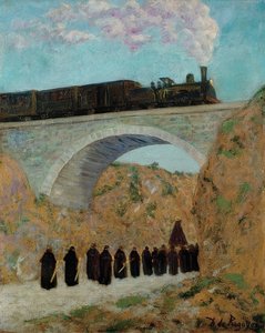 Good Friday in Castile (Vendredi Saint en Castille). 1904 by Diario or Dario de Regoyos y Valdes