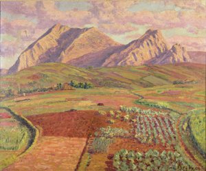 Landscape by Diario or Dario de Regoyos y Valdes
