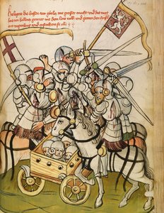 Battle Scene During the Crusades of Catholics Against the Hussites by Diebold (workshop) Lauber