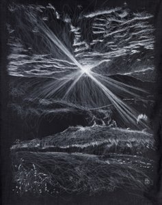 Backlight Mountains Path, 2024 by Diego Beyro