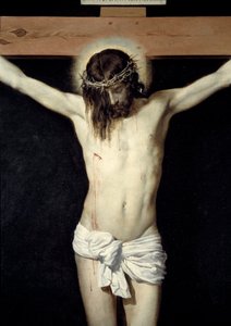 Christ crucified (detail) by Diego Velázquez