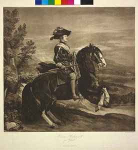 King Philip IV on Horse by Diego Rodriguez de Silva y Velazquez