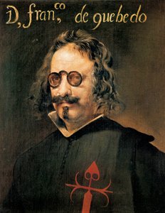 Portrait of the Spanish writer Francisco De Quevedo