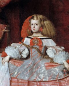 Portrait of the Infante Margarita of Austria (detail)