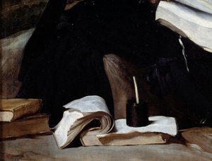 Portrait of the jester Diego de Acedo says the cousin (detail)