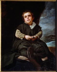 Portrait of the jester Francisco Lezcano by Diego Velázquez