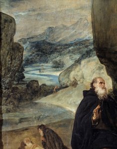 Saint Anthony and Saint Paul Hermit (detail)
