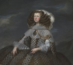 Mariana of Austria, Queen of Spain (1635–1696), regent by Diego Velázquez