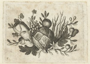 Festoon of Fruits (series title: Fruchtenbuchlein zum Reisen dienlich)