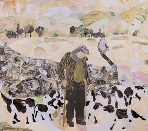 One Man & His Dogs in Snow, 2018
