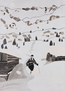 Ski-ing to Lunch by Dione Verulam