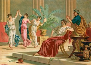 Greek Dancing During Dinner