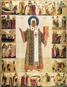 The Metropolitan Peter of Moscow with Scenes from His Life, 1480s by Dionysius