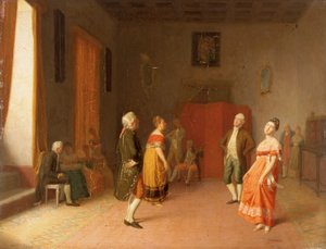 The Dance, c. 1871 by Dioscoro Teofilo de la Puebla y