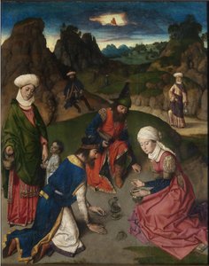 Polyptych of the Last Supper: The Gathering of the Manna