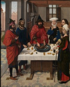 The Feast of the Passover (detail) by Dirck Bouts