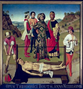 The Martyrdom of Saint Erasmus, central panel from the Triptych of Saint Erasmus