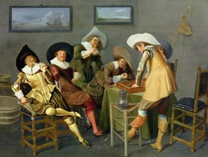 Cavaliers in a Tavern by Dirck Hals