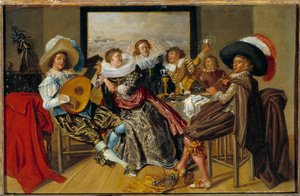 Gallant Meeting by Dirck Hals