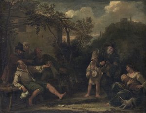 Merry Company by Dirck Helmbreeker