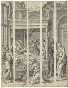 Death of the Virgin Mary by Dirck Pietersz. Crabeth