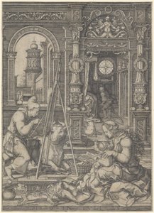 Saint Luke Painting the Virgin, 1526
