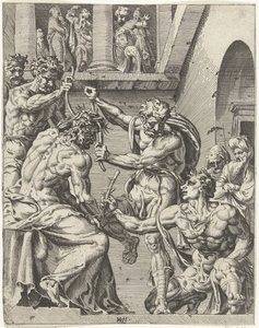 Christ Crowned with Thorns (The Fall and Redemption of Mankind through the Life and Passion of Christ) by Dirck Volckertsz. Coornhert (attributed to)