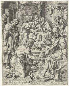 Washing of the Feet Fall and Redemption of Mankind through the Life and Passion of Christ (series title)