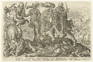Capture of Francis I during the Battle of Pavia, 1525