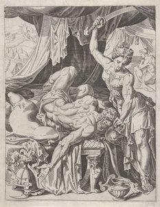 Judith Beheads Holofernes by Dirck Volckertsz. Coornhert