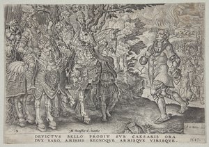 The Surrender of John Frederick, Elector of Saxony, after the Battle of Mühlberg by Dirck Volckertsz. Coornhert