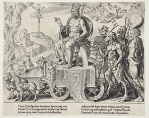 The Triumph of Christ by Dirck Volckertsz. Coornhert