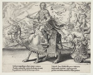 The Triumph of Isaac by Dirck Volckertsz. Coornhert