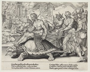 The Triumph of Job by Dirck Volckertsz. Coornhert