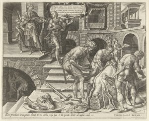 Preparations for the Wedding Feast (Parable of a Wedding Feast) by Dirck Volckertsz. Coornhert