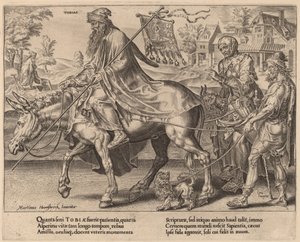 The Triumph of Tobias by Dirck Volckertz Coornhert after Maerten van Heemskerck