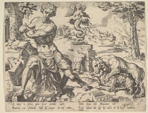 Benjamin, from the series The Twelve Patriarchs, 1550 by Dirck Volkertsen Coornhert